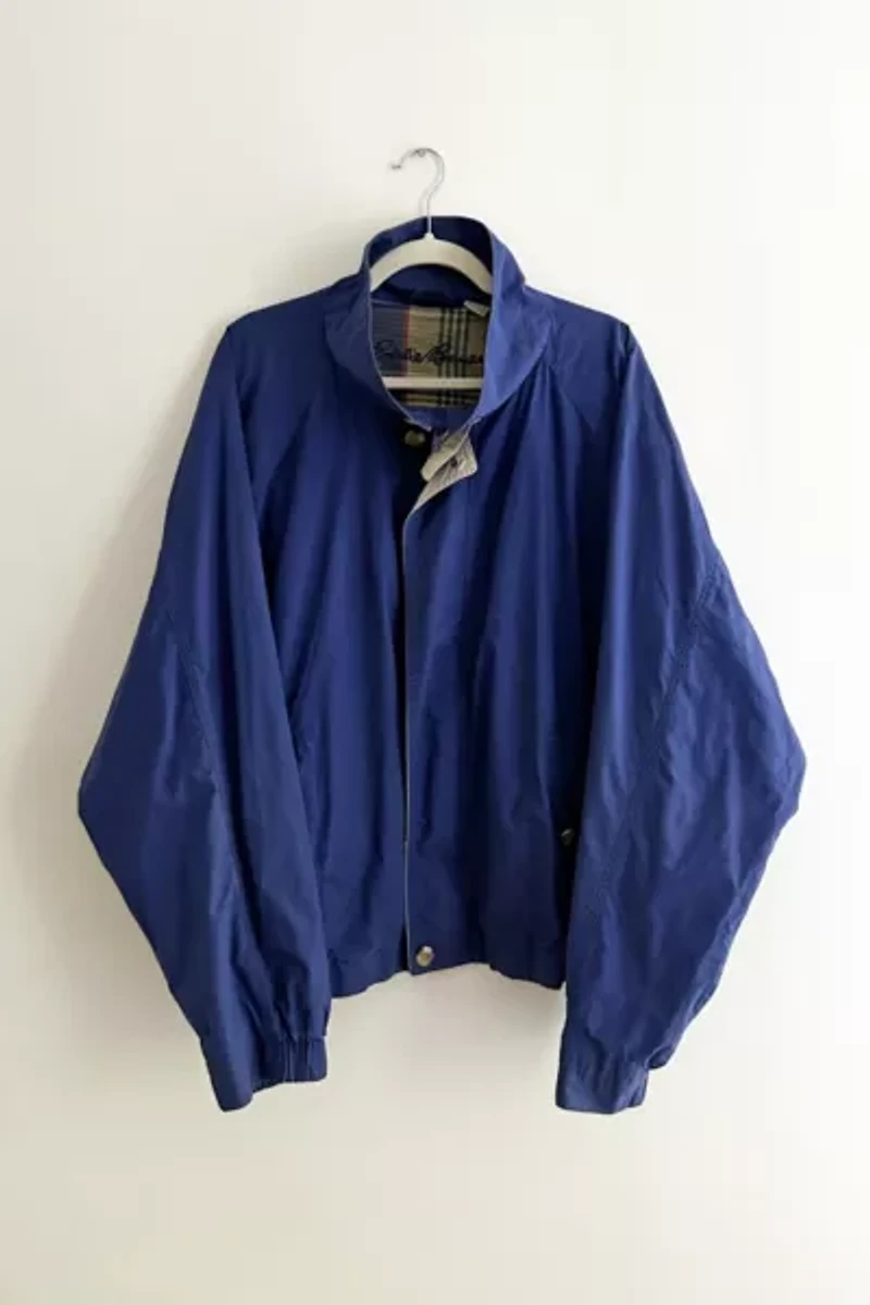 Vintage Eddie Bauer Relaxed Blue Harrington Jacket