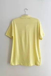 Vintage Lacoste Butter Yellow Fitted Polo