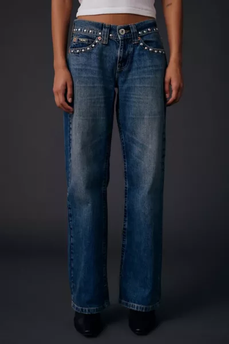 BDG Kayla Studded Low-Rise Jean