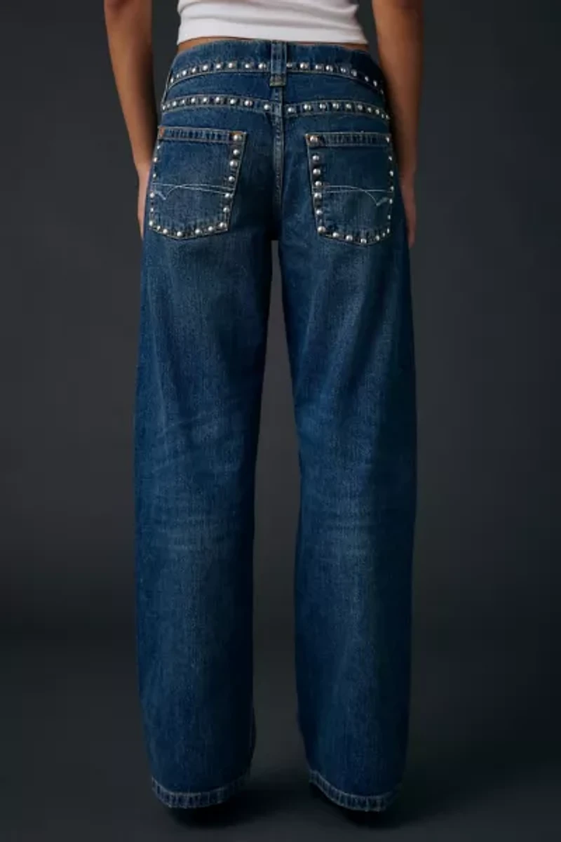 BDG Kayla Studded Low-Rise Jean