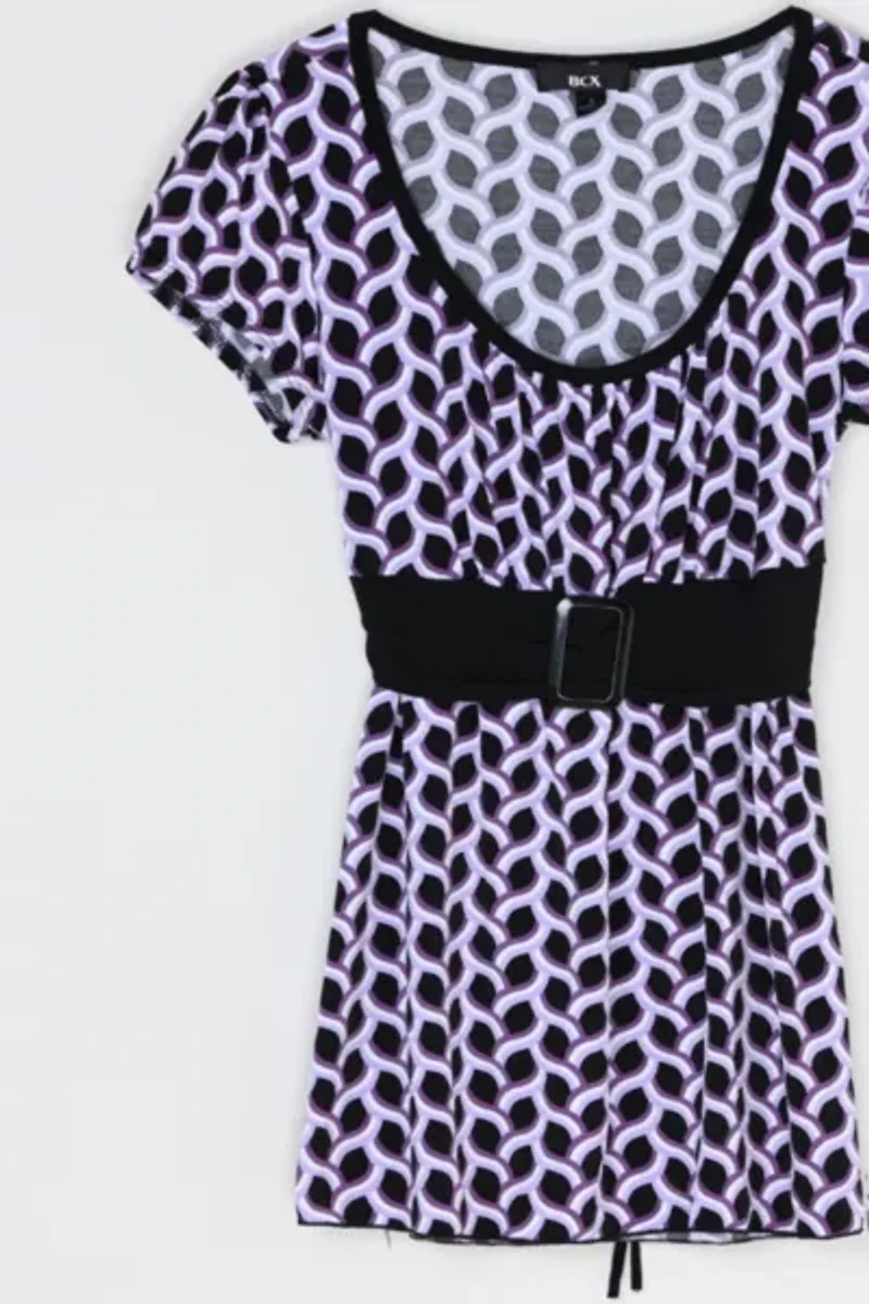 Vintage Y2k Printed Tied Top