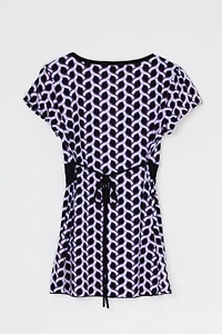 Vintage Y2k Printed Tied Top