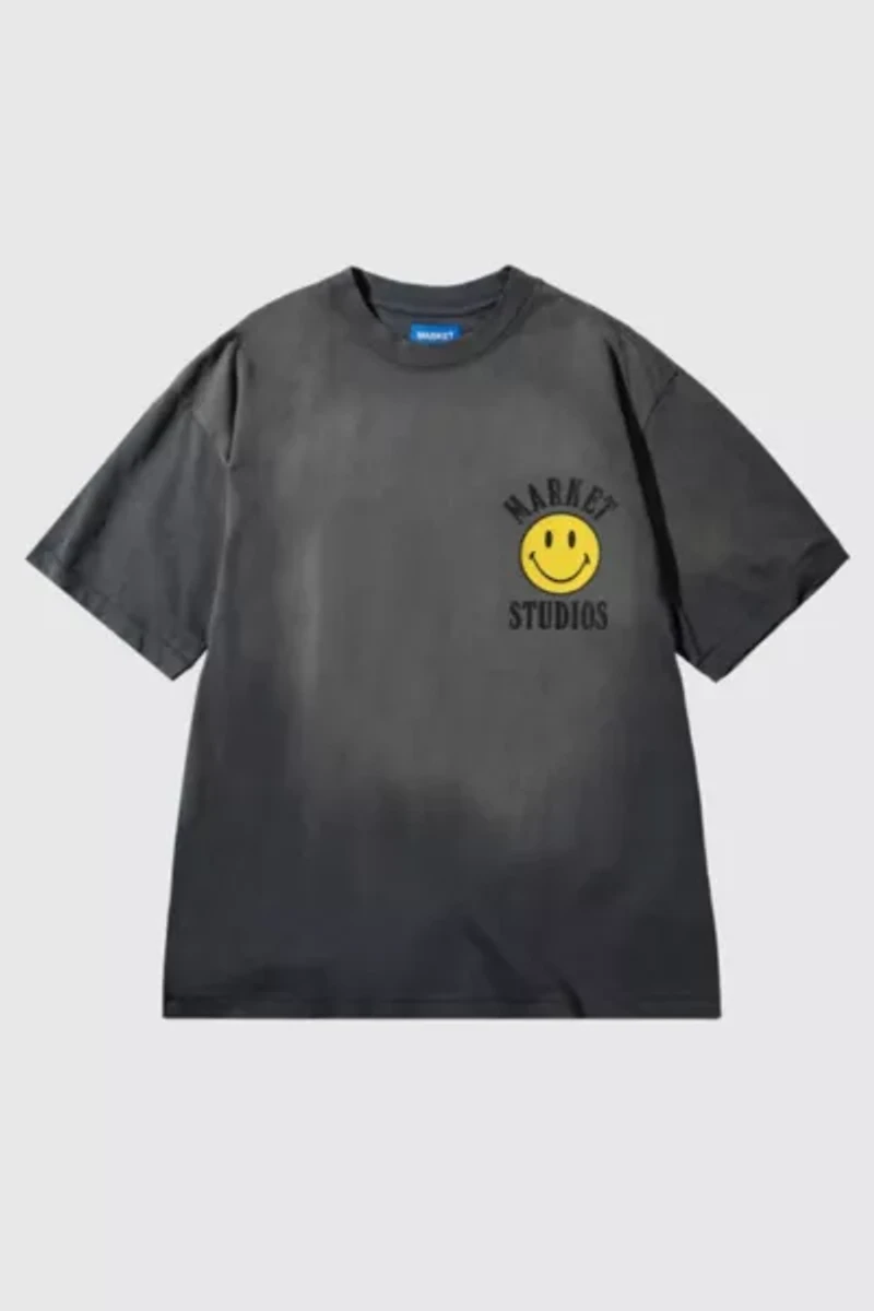 Market Smiley Lockup T-Shirt