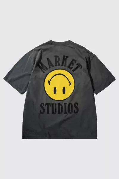 Market Smiley Lockup T-Shirt