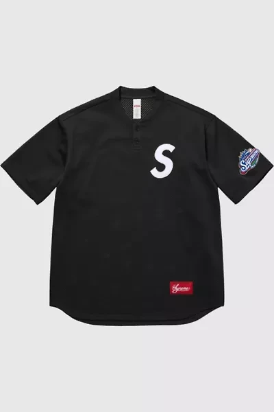 Supreme S Logo Baseball Henley (SS25)