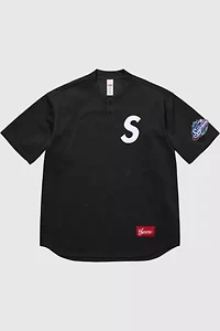 Supreme S Logo Baseball Henley (SS25)