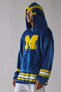 University Of Michigan Helmet Snugible Blanket Hoodie Sweatshirt & Pillow