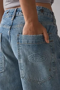 BDG Jaya Studded Eyelet Cutout Baggy Boyfriend Jean