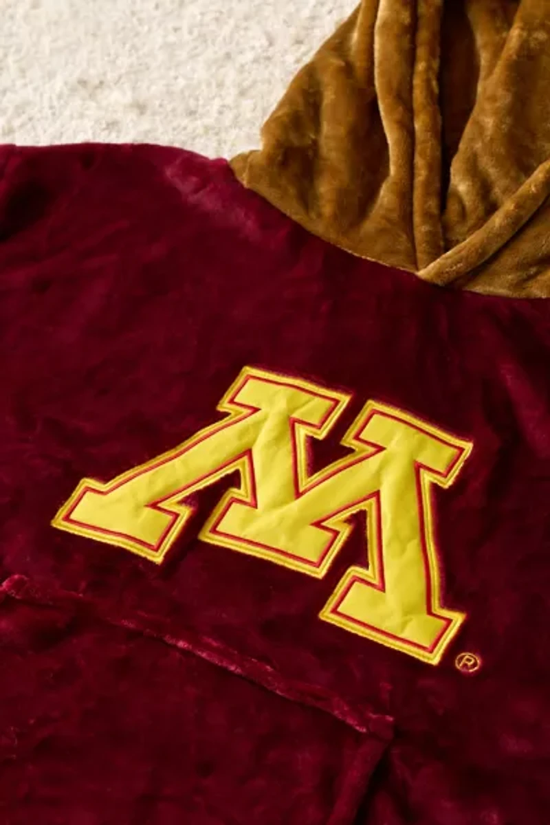 University Of Minnesota Gophers Snugible Blanket Hoodie Sweatshirt & Pillow