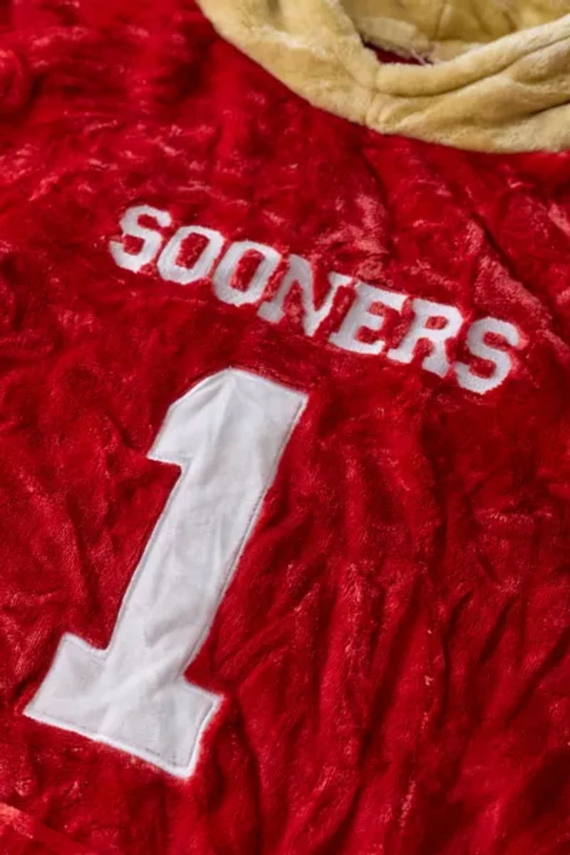 University of Oklahoma Boomer Snugible Blanket Hoodie Sweatshirt & Pillow