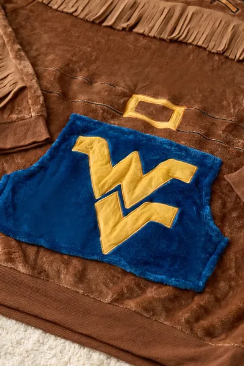 West Virginia University Mountaineer Snugible Blanket Hoodie Sweatshirt & Pillow