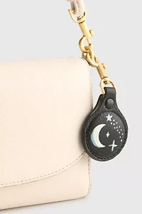 Vera Bradley Leather Airtag Bag Charm