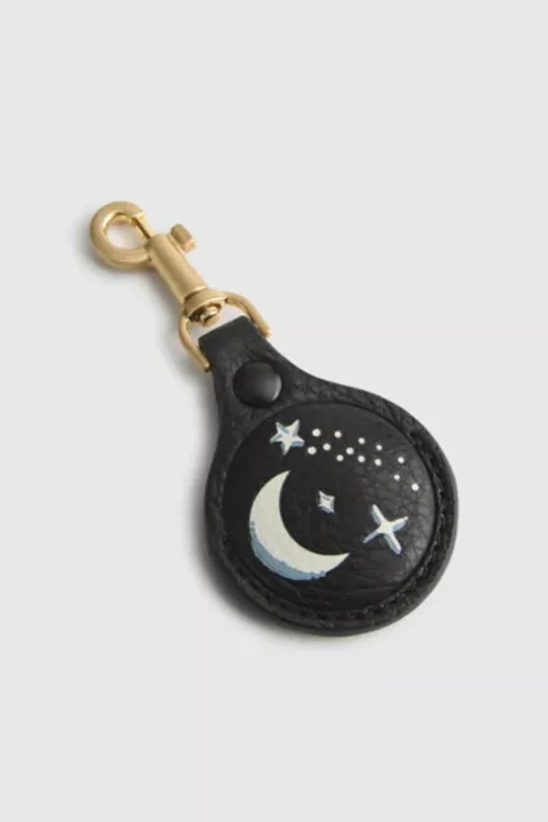 Vera Bradley Leather Airtag Bag Charm