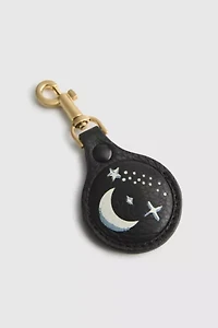 Vera Bradley Leather Airtag Bag Charm