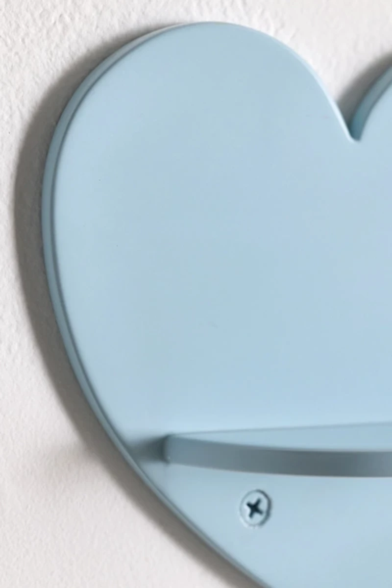 Mini Heart Shaped Wall Shelf