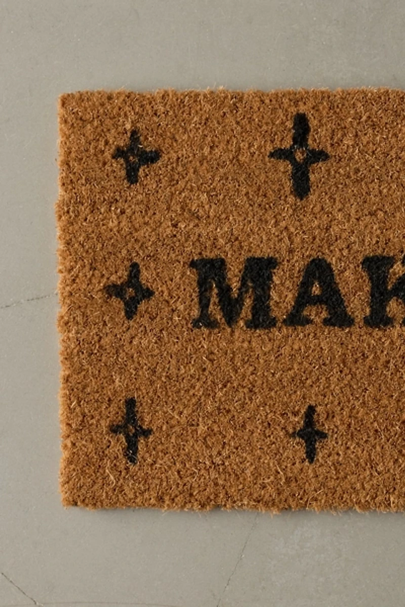 Make It Dirty Coir Small Space Doormat