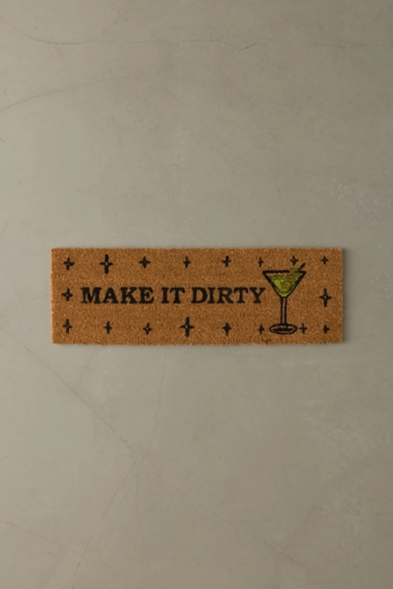 Make It Dirty Coir Small Space Doormat