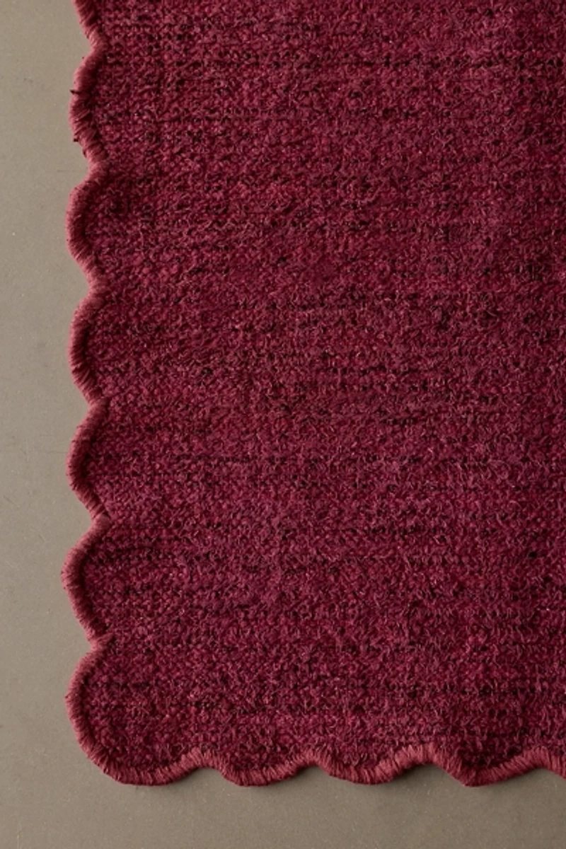 Scalloped Shag Rug