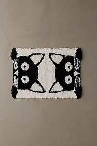 Peeking Cat Tufted Rug