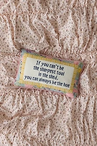 Needlepoint Throw Pillow By Furbish