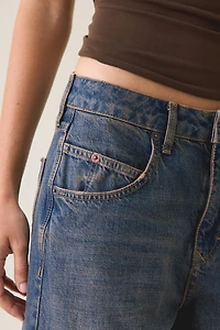 BDG Jaya Cherry Blossom Printed Baggy Boyfriend Jeans