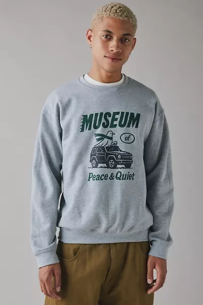 Museum Of Peace & Quiet Wagon Graphic Crew Neck Sweatshirt