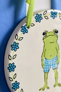 Party Animals Ceramic Hanging Wall Tile