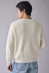 UO Acid Wash Crew Neck Sweater