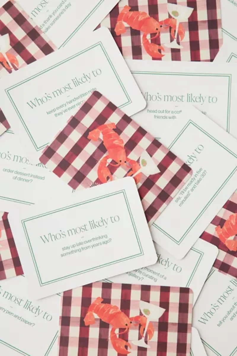 Papier Dinner Party Most Likely To Card Game