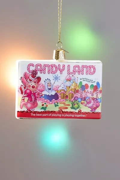 Candy Land Board Game Glass Ornament
