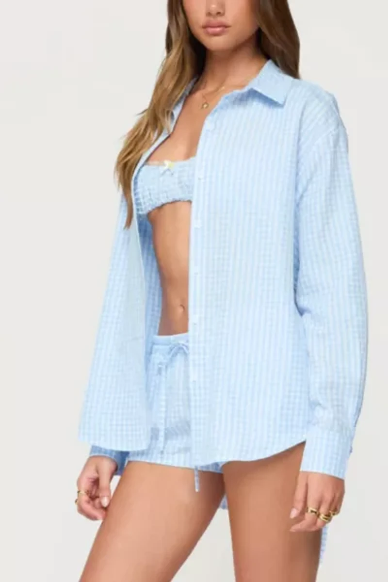 Edikted Yaffa Gingham Shorts