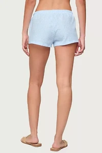 Edikted Yaffa Gingham Shorts
