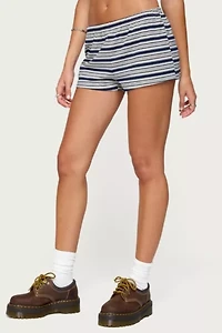 Edikted Glennon Striped Shorts