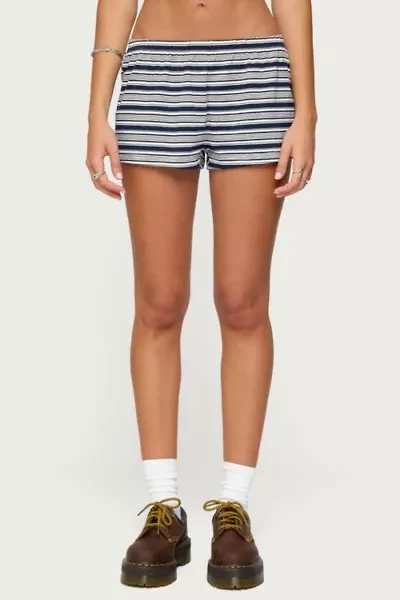 Edikted Glennon Striped Shorts