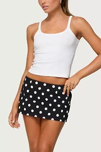 Edikted Noreen Polka Dot Mini Skort