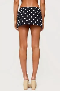 Edikted Noreen Polka Dot Mini Skort