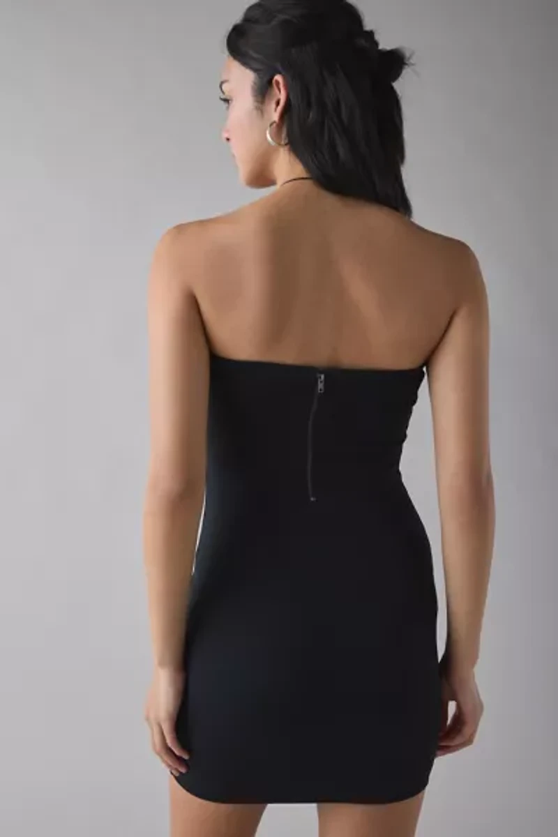 AFRM Sully Grommet Studded Strapless Mini Dress