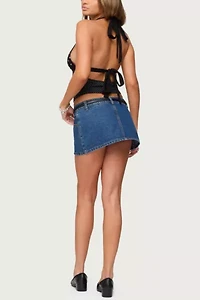 Edikted Ginny Mixed Polka Dot Halter Top