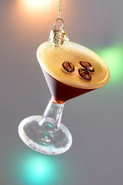 Espresso Martini Glass Ornament