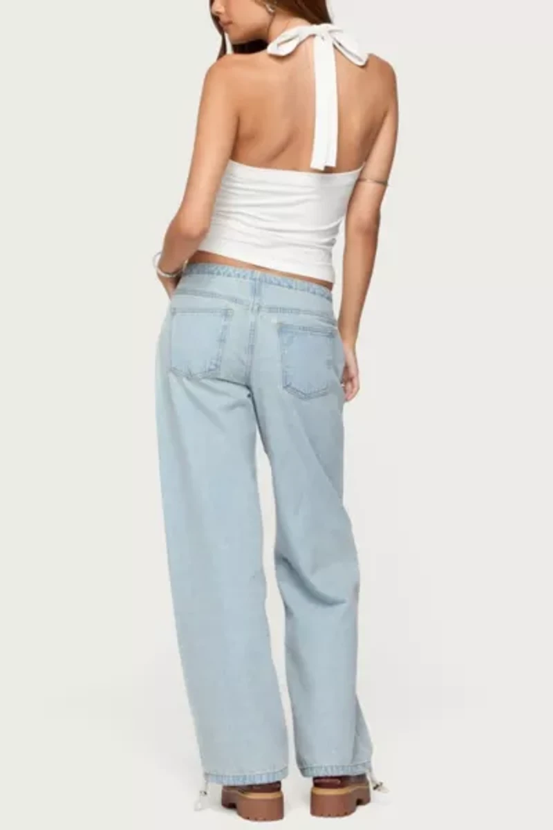 Edikted Kylan Asymmetric Halter Top