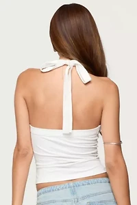 Edikted Kylan Asymmetric Halter Top