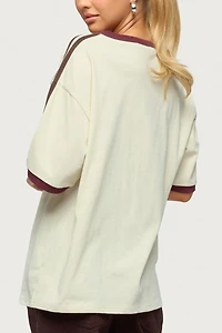 Edikted Australia 96 Contrast Oversized T Shirt