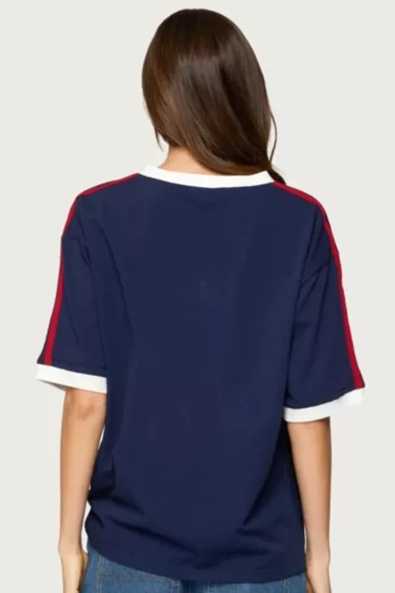 Edikted Australia 96 Contrast Oversized T Shirt