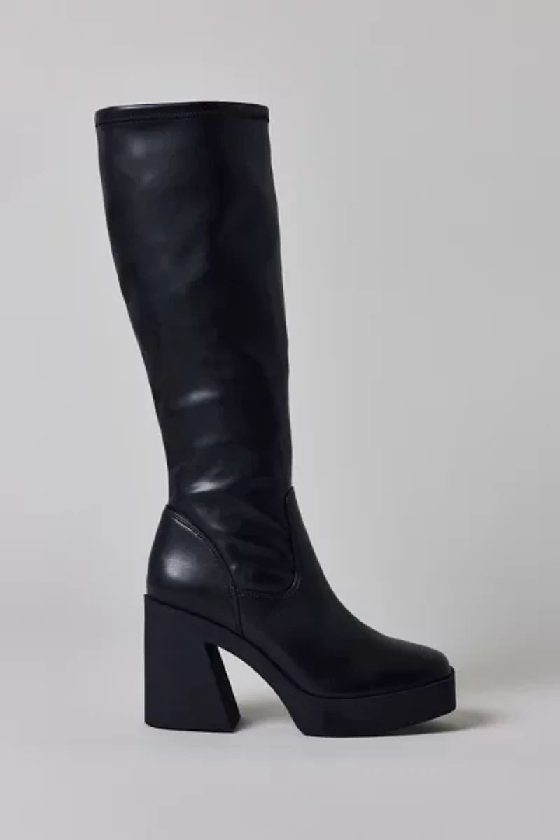 UO Stretch Faux Leather Tall Boot