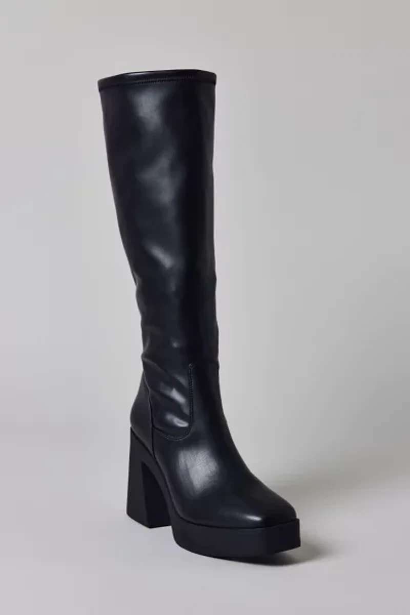 UO Stretch Faux Leather Tall Boot