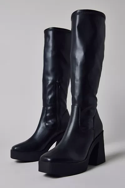 UO Stretch Faux Leather Tall Boot