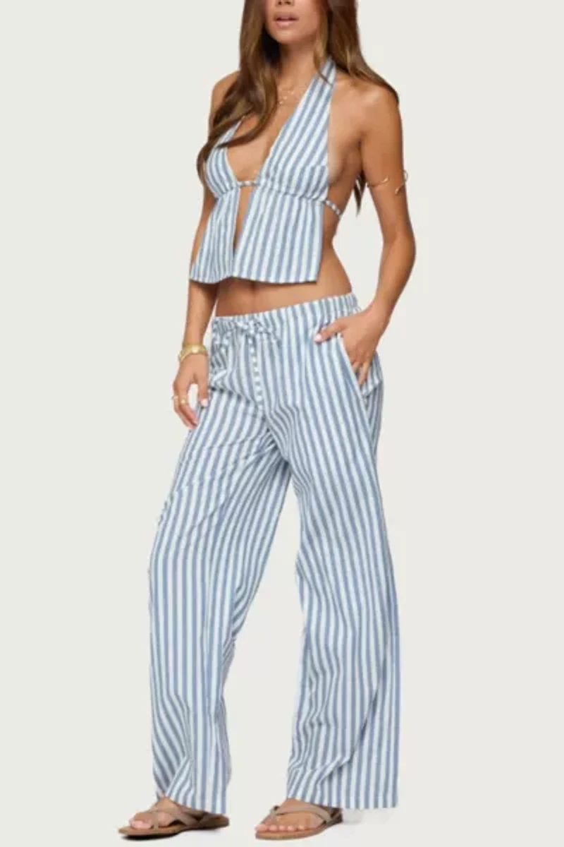 Edikted Macey Striped Pants