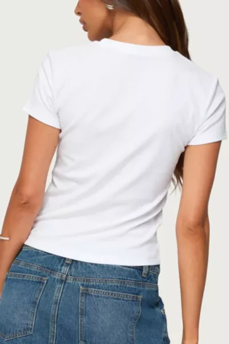 Edikted Fresh Strawberries Graphic T Shirt