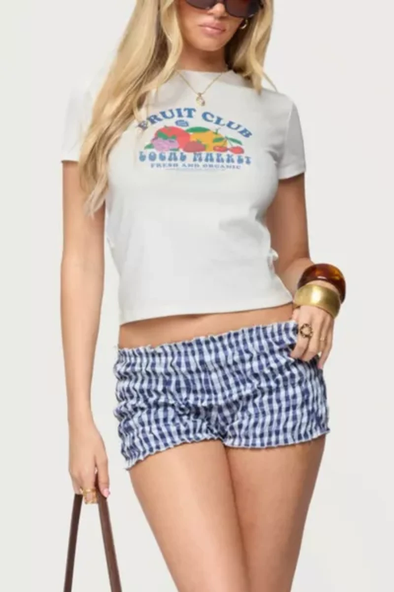 Edikted Fruit Club Graphic T Shirt