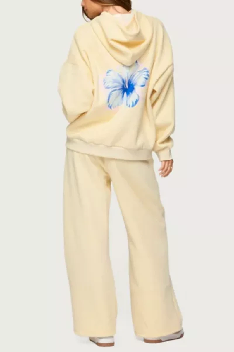 Edikted Tropical Bloom Hoodie